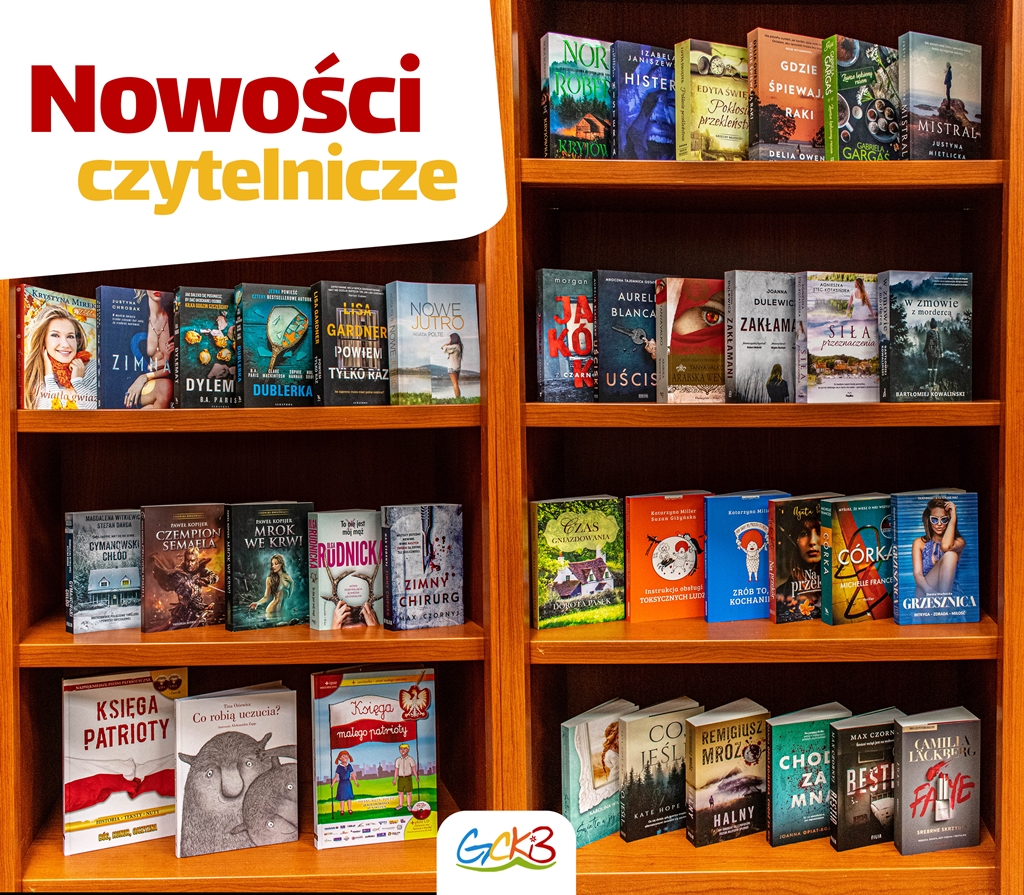 nowosci czytelnicze nie zamykamy biblioteki koronawirus biblioteka gckib pielgrzymka
